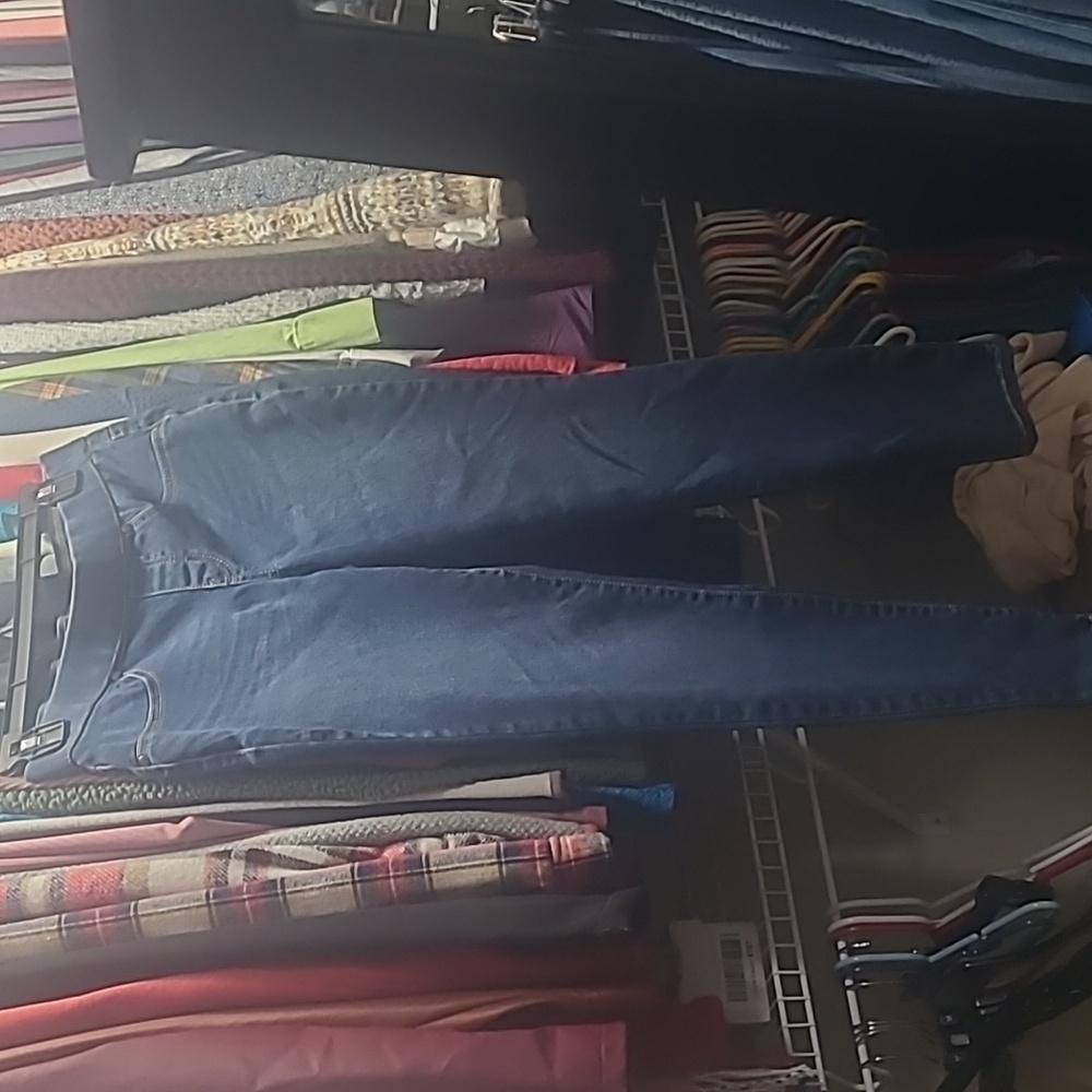 New Directions Dark Blue Denim Jeggings.  Cute With Tall Boots